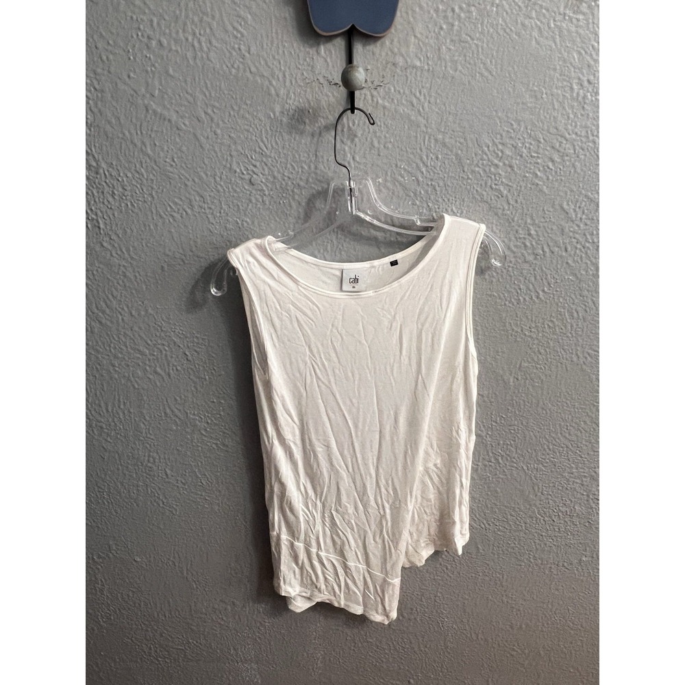 Cabi Womens Off White  sleeveless Blouse Size XS Shirt